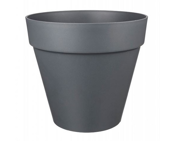 Горшок для цветов Tarragon D250, 7л  со вставкой (серый)